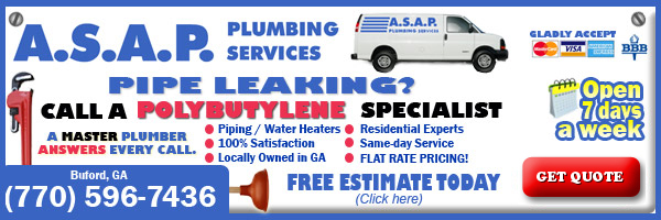 ASAP Plumbing - Serving 30519